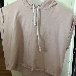 hoodie cutoff top